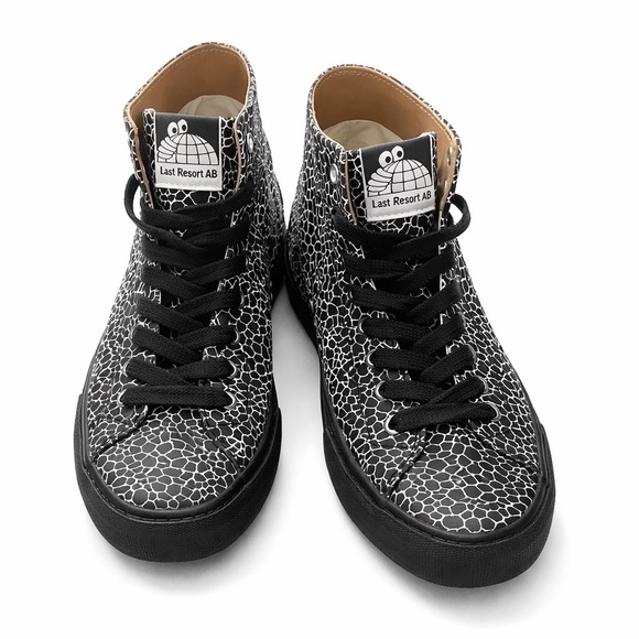 Last Resort Ab Other - Last Resort AB Break Free VM003 Hi Skate Shoes – Crackle Black – Size 11.5 US